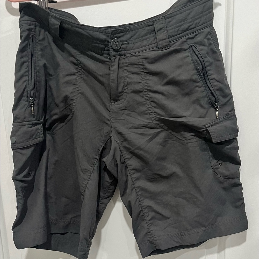 Gray Cargo Shorts